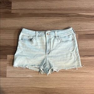 Universal Thread Blue Jean Shorts Distressed High-Waisted